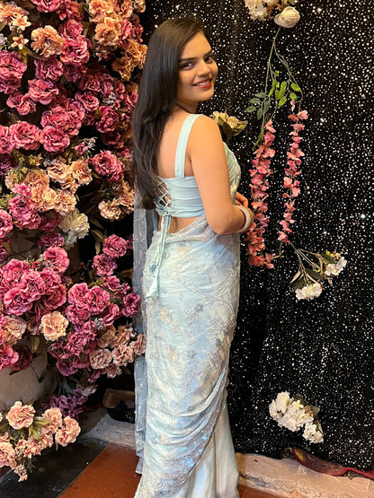 Hoor Ready-to-wear Saree with Blouse