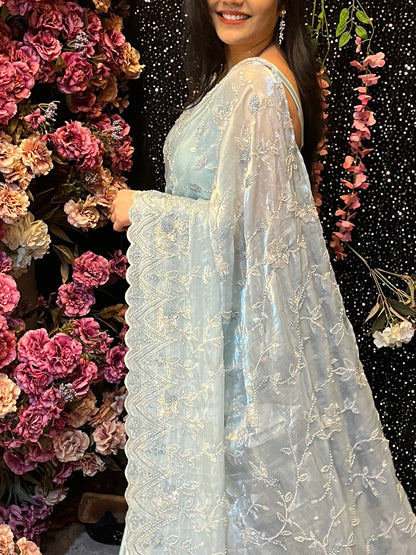 Hoor Ready-to-wear Saree with Blouse