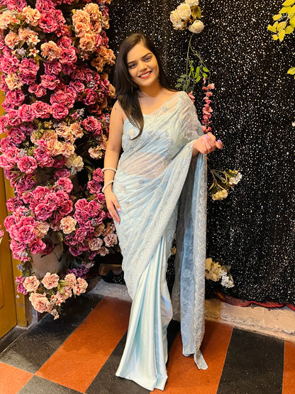 Hoor Ready-to-wear Saree with Blouse