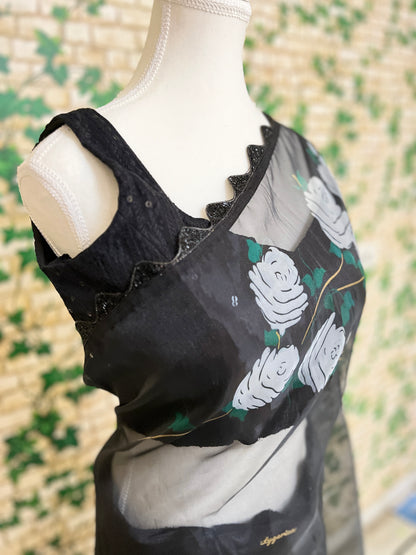 Raat-ki-Raani Ready-to-wear Saree with Blouse