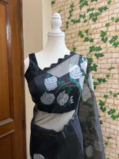 Raat-ki-Raani Ready-to-wear Saree with Blouse