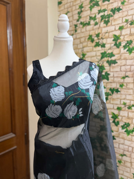 Raat-ki-Raani Ready-to-wear Saree with Blouse