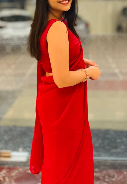 Premika Ready-to-wear Saree with Blouse