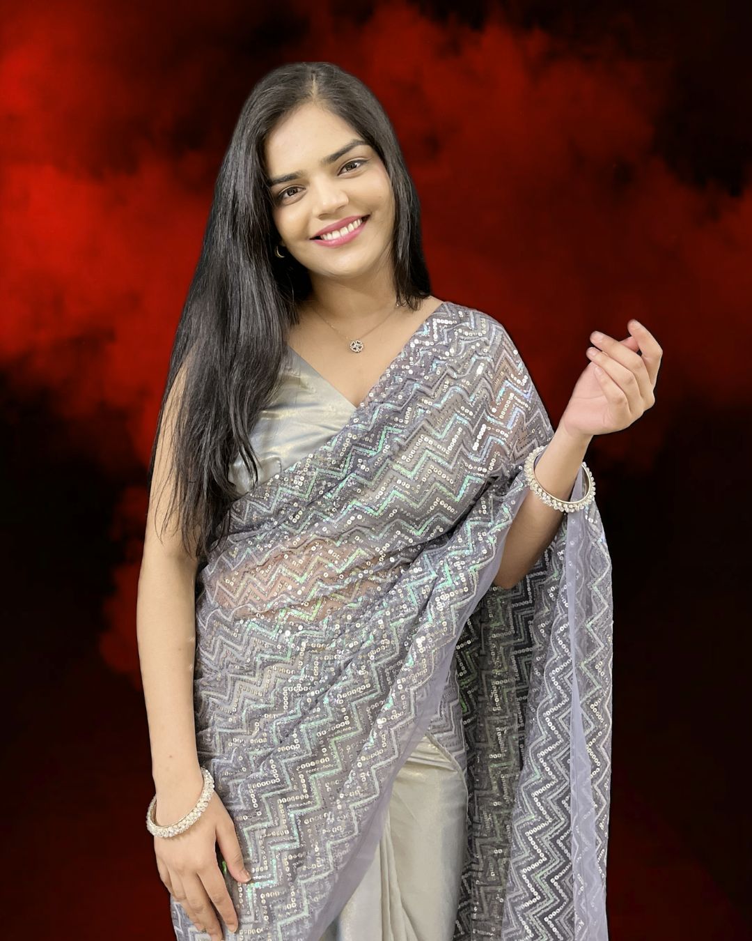 Shabnam Ready-to-wear Saree with Blouse