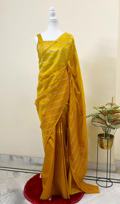 Golden-Hour Ready-to-wear Saree with Blouse