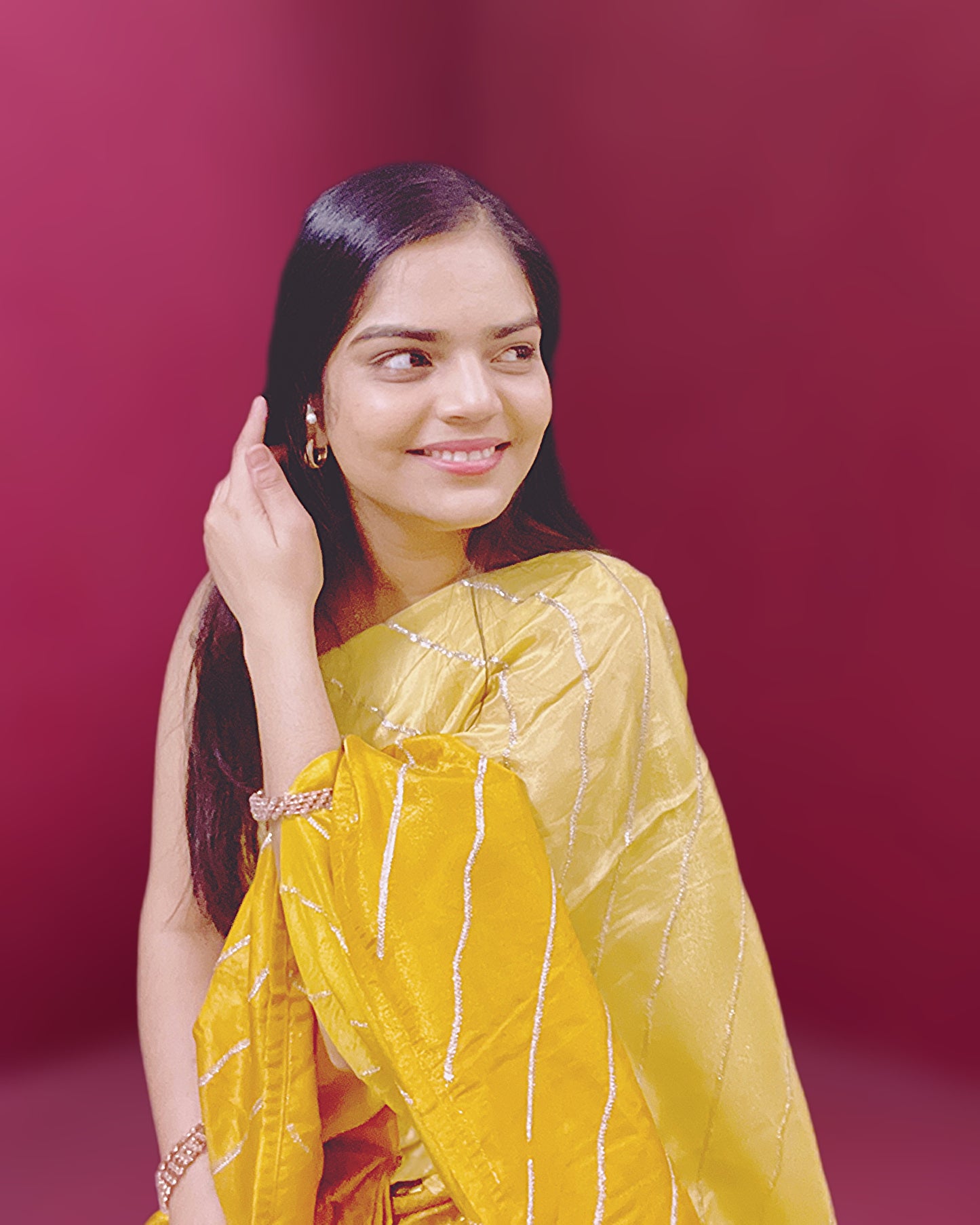 Golden-Hour Ready-to-wear Saree with Blouse
