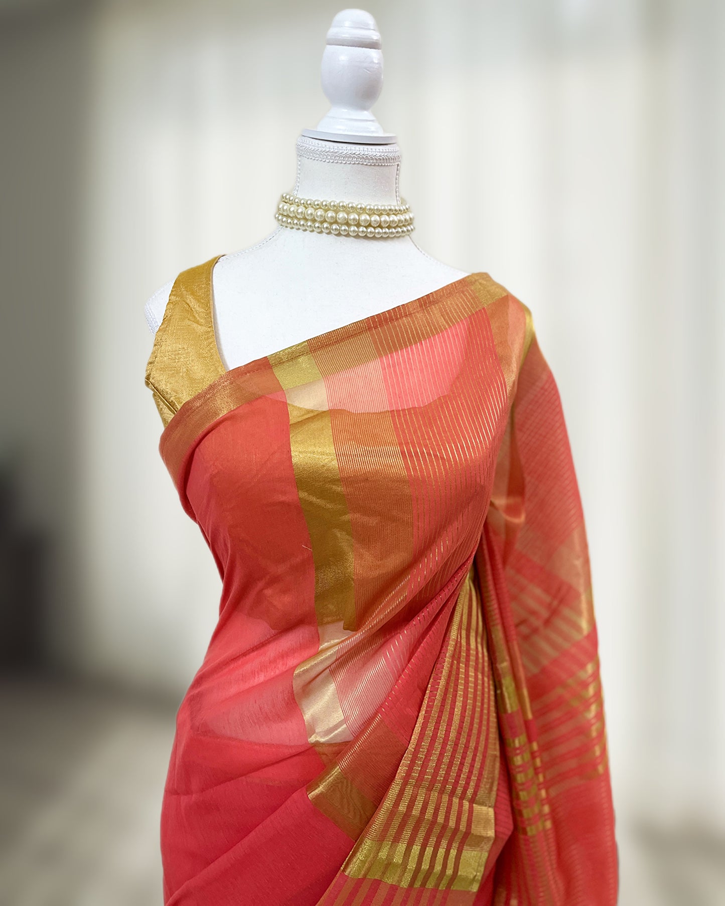 Kamini Ready-to-wear Saree with Blouse