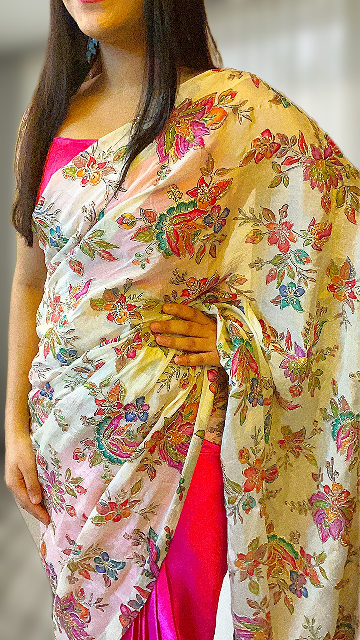 Rangrez Ready-to-wear Saree with Blouse