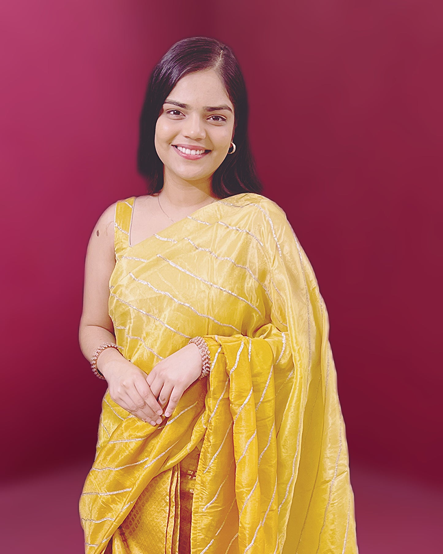 Golden-Hour Ready-to-wear Saree with Blouse