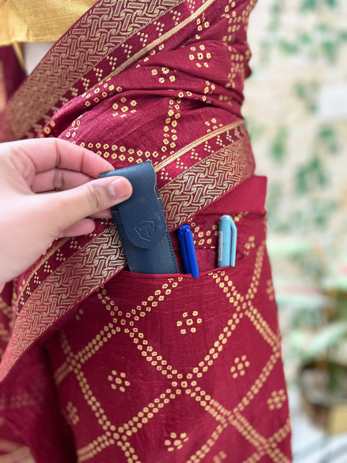 Suhaag Ready-to-wear Saree with Blouse