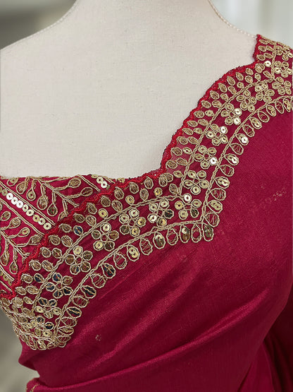 Malikaah Ready-to-wear Saree with Blouse