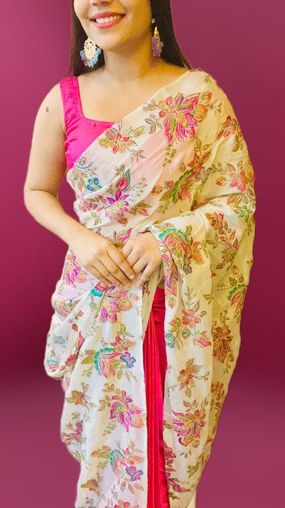 Rangrez Ready-to-wear Saree with Blouse
