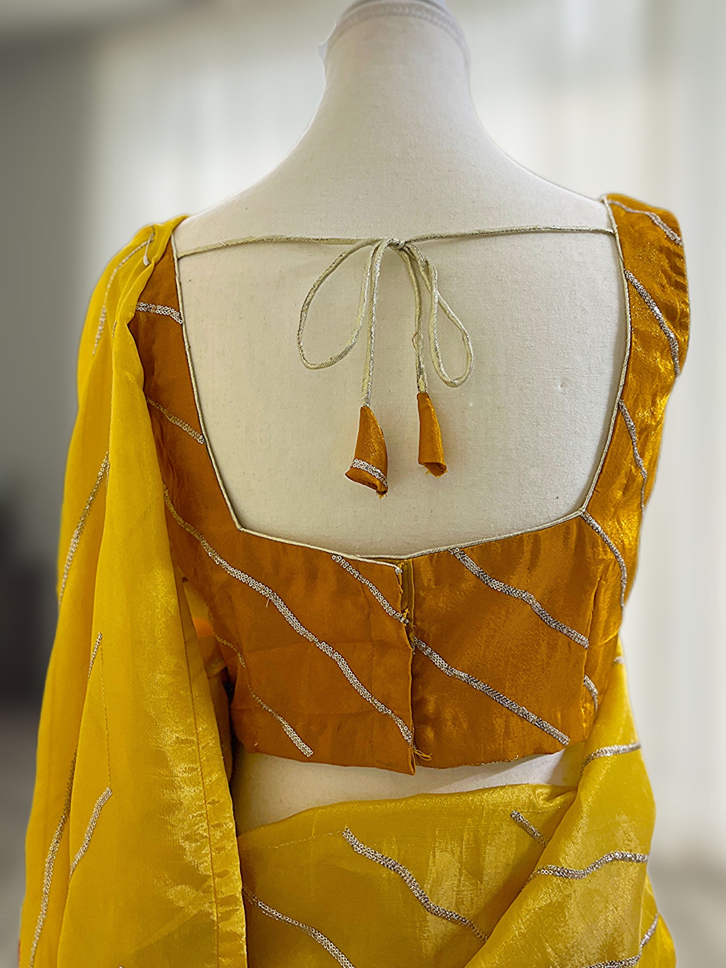 Golden-Hour Ready-to-wear Saree with Blouse