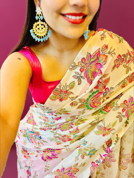 Rangrez Ready-to-wear Saree with Blouse