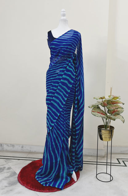 Leher Ready-to-wear Saree with Blouse