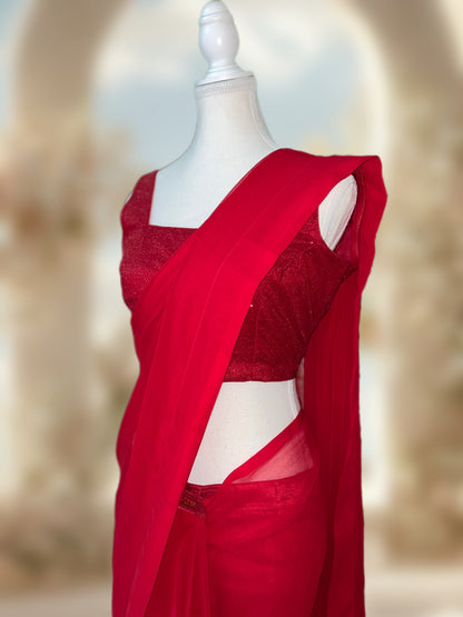 Premika Ready-to-wear Saree with Blouse