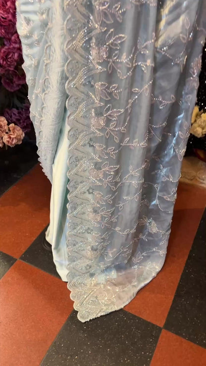 Hoor Ready-to-wear Saree with Blouse