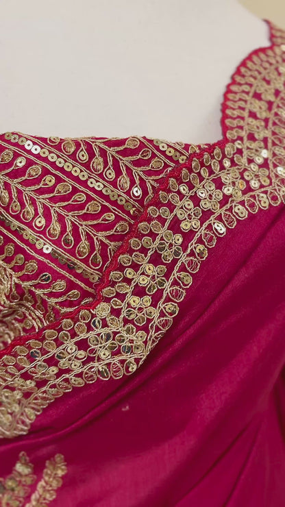 Malikaah Ready-to-wear Saree with Blouse