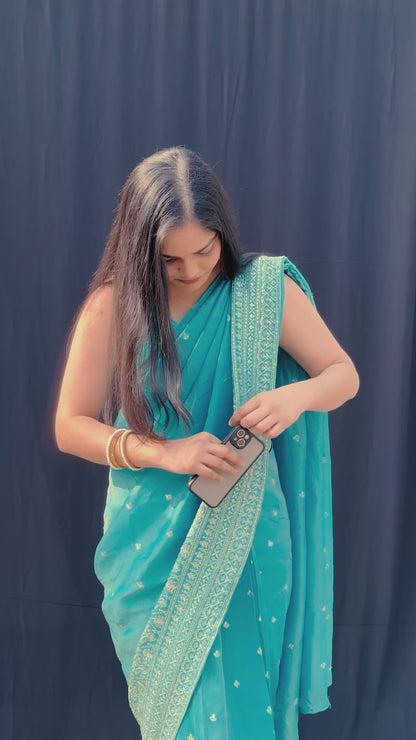 Chaandini Ready-to-wear Saree with Blouse