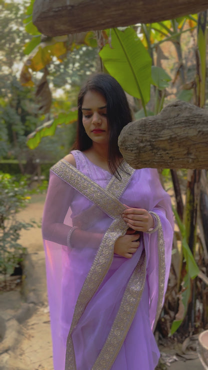 Kainaat Ready-to-wear Saree with Blouse